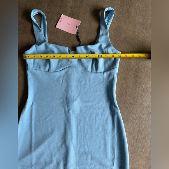 Hello Molly Light Blue Mini Dress large - Picture 3 of 7